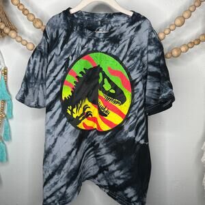 Universal Studios Jurassic Park TRex Tie Dye T